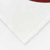 マルーン灰色のバレーボール女子スポーツルームの装飾 フリースブランケット (角)