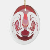 マルーン王：アフリカ素朴のラディアンステクスチャード セラミックオーナメント (右)