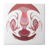 マルーン王:アフリカ素朴のラディアンステクスチャード タイル (正面)