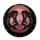 マルーン王:アフリカ素朴のラディアンステクスチャード ダーツボード (正面)