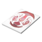 マルーン王:アフリカ素朴のラディアンステクスチャード ノートパッド (回転)