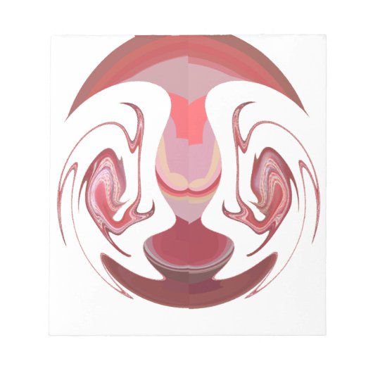 マルーン王:アフリカ素朴のラディアンステクスチャード ノートパッド (正面)