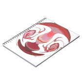 マルーン王:アフリカ素朴のラディアンステクスチャード ノートブック (左側)