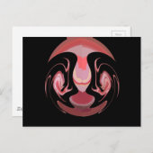 マルーン王:アフリカ素朴のラディアンステクスチャード ポストカード (正面/裏面)