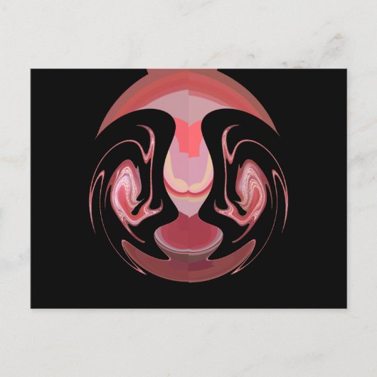 マルーン王:アフリカ素朴のラディアンステクスチャード ポストカード (正面)