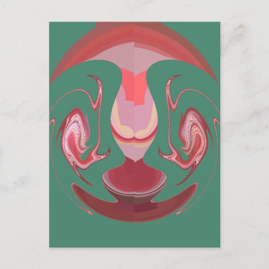 マルーン王：アフリカ素朴のラディアンステクスチャード ポストカード (正面)