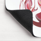 マルーン王:アフリカ素朴のラディアンステクスチャード マウスパッド (コーナー)