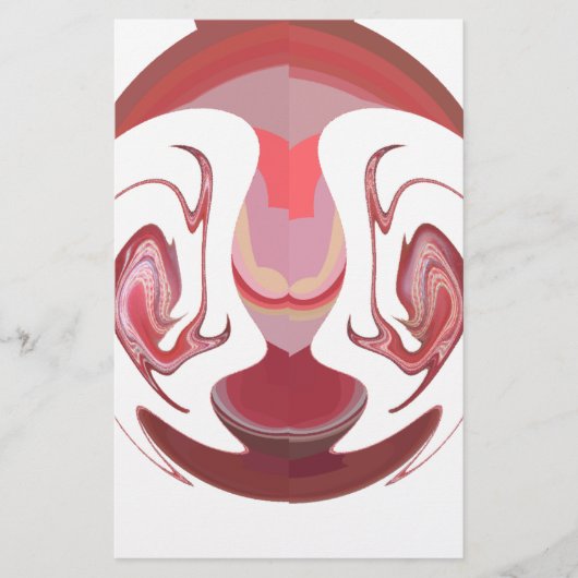 マルーン王:アフリカ素朴のラディアンステクスチャード 便箋 (正面)