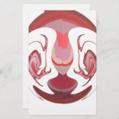 マルーン王:アフリカ素朴のラディアンステクスチャード 便箋 (正面/裏面)