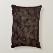 マルーン花弁花 アクセントクッション (裏面(縦))