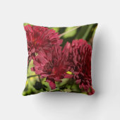 マルーン菊 クッション (裏面)