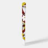 マルーン金ゴールドチームはバレーボールをガーリーカラー化 Case-Mate iPhoneケース (裏面 / 右)