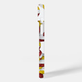 マルーン金ゴールドチームはバレーボールをガーリーカラー化 Case-Mate iPhoneケース (裏面 / 左)