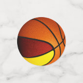 マルーン金ゴールドチームカラーバスケットボールパーティー コンフェッティ (スモール正面)