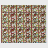 マルーン金ゴールド卒業生9写真部卒業 ラッピングペーパー (フラット)