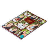 マルーン金ゴールド大学院写真コラージュ2025卒業 ノートブック (左側)