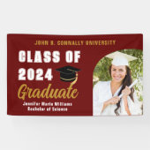 マルーン金ゴールド大学院写真修士会 横断幕 (横)