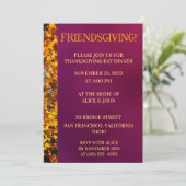マルーン離れの感謝祭の友与え達 招待状 (スタンド正面)