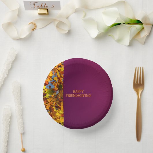 マルーン離れの感謝祭の友情 ペーパーボウル (ウェディング)