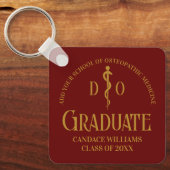 マルーン骨障害医学校卒業 キーホルダー (正面)