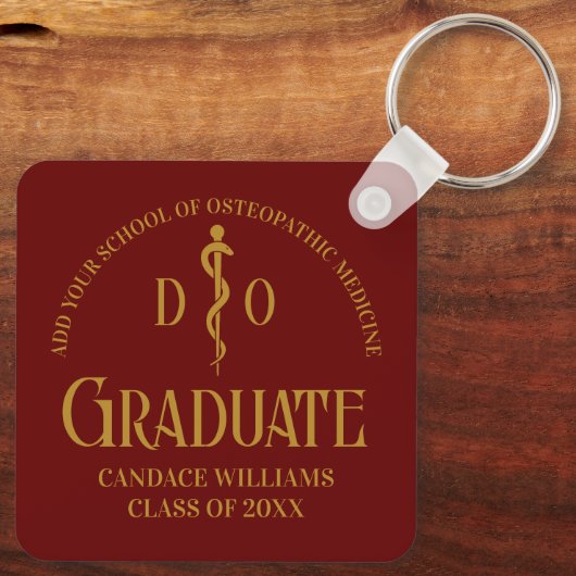 マルーン骨障害医学校卒業 キーホルダー (裏面)