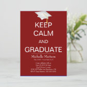 マルーン·カーム·アンド·大学院招待状 招待状 (スタンド正面)