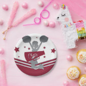 マルーン&シルバースターズ応援応援リーディングパーティー ペーパープレート (パーティー)