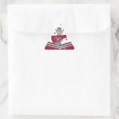 マルーン＆シルバースターズ チアリーディング部 三角形シール (バッグ)