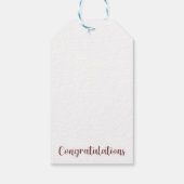 マルーン&ホワイトおめでとうラベルセット ギフトタグ (裏面)