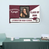 マルーン&ホワイト卒業 横断幕 (トレードショー)