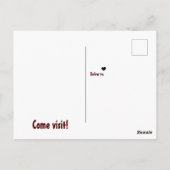 マルーン、南に移動 ポストカード (裏面)