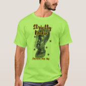 マルーン/金ゴールド厳密にロックインの画像 Tシャツ (正面)