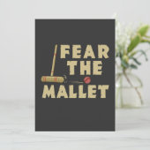 マレおもしろいット図を恐れるクロケ 招待状 (スタンド正面)