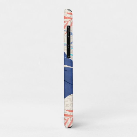 マレアモンステラ熱帯ハワイアン水カラー – 青 Case-Mate iPhoneケース (裏面/左)