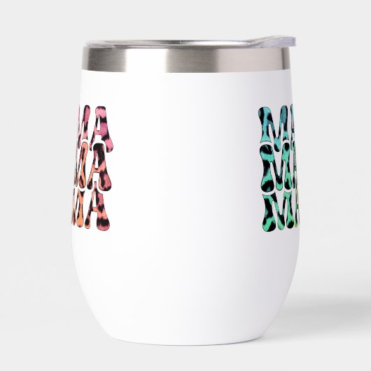 マレインボーヒョウ柄 (左面)