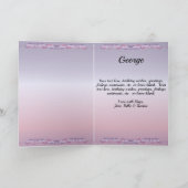 マレコンサンセット誕生日0911 カード (内部)