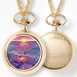 マレコンサンセット0911ネックレスウォッチ 腕時計