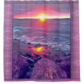 マレコンサンセット0911 シャワーカーテン (正面)