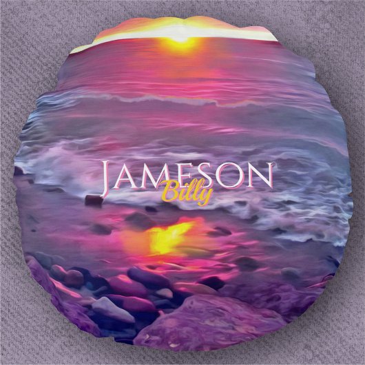 マレコンサンセット0911 ラウンドクッション