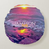 マレコンサンセット0911 ラウンドクッション (正面)