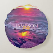 マレコンサンセット0911 ラウンドクッション (裏面)