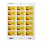 マレコンサンセット2441アドレス ラベル (フルシート)