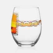 マレコンサンセット2441 ステムなしワイングラス (左)