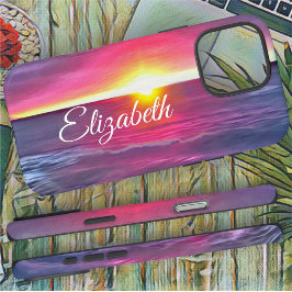 マレコンピンクサンセット0911 iPhone 16 PRO MAXケース