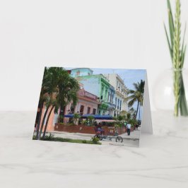 マレコン近くのハバナ・キューバ建築 カード