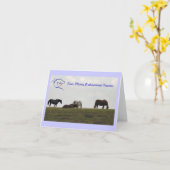 マレスオンザヒルブルー カード (黄色い花)