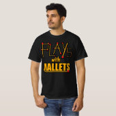 マレットで演奏 Tシャツ (正面フル)