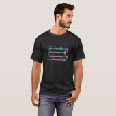 マレット楽器シルエットマレット Tシャツ (正面フル)