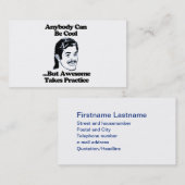 マレット誰でもいクールる素晴らし... 名刺 (正面/裏面)