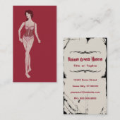 マレディーマネキン 名刺 (正面/裏面)